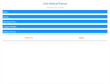 Tablet Screenshot of linksmedicalpractice.co.uk